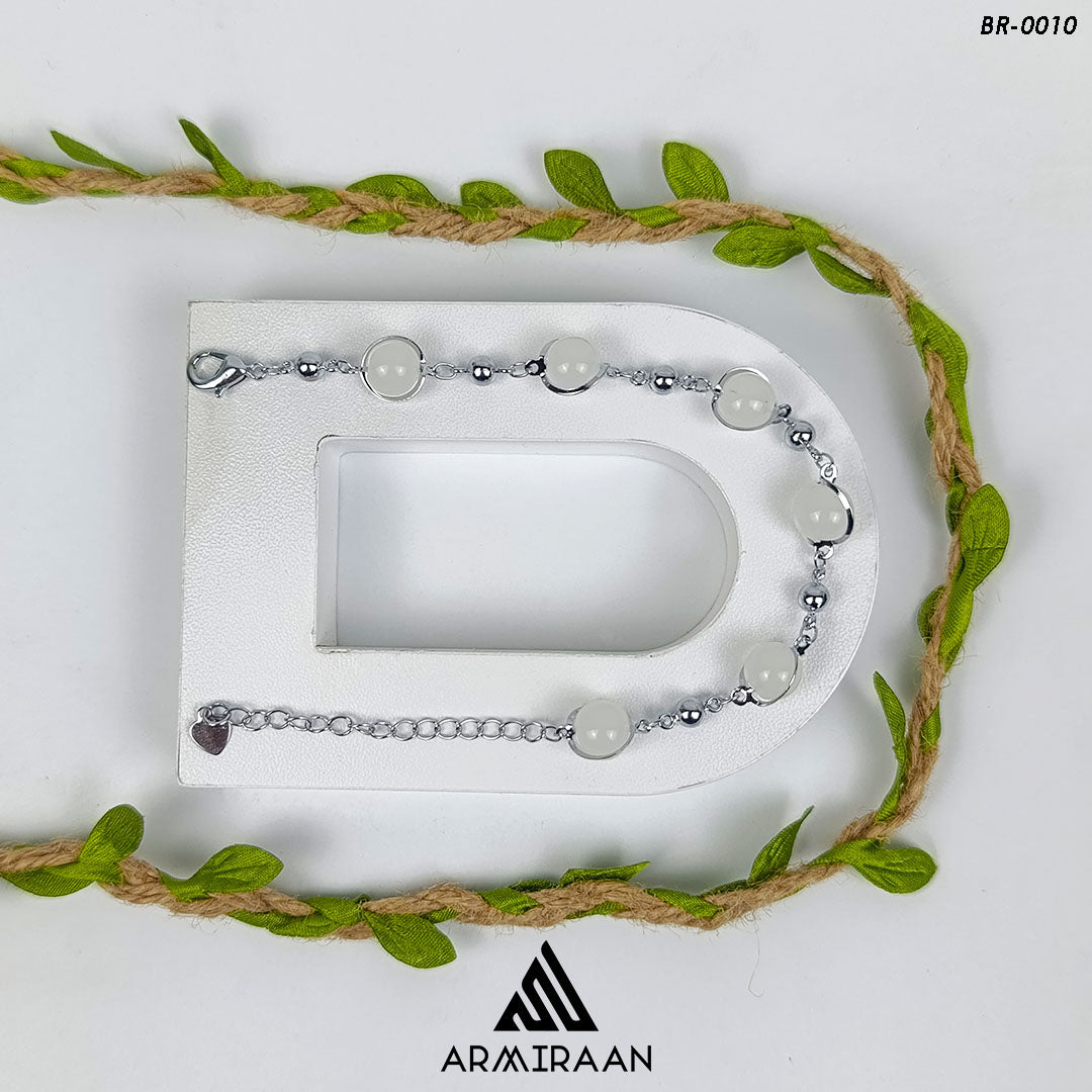 Silver Plated Beats Bracelet