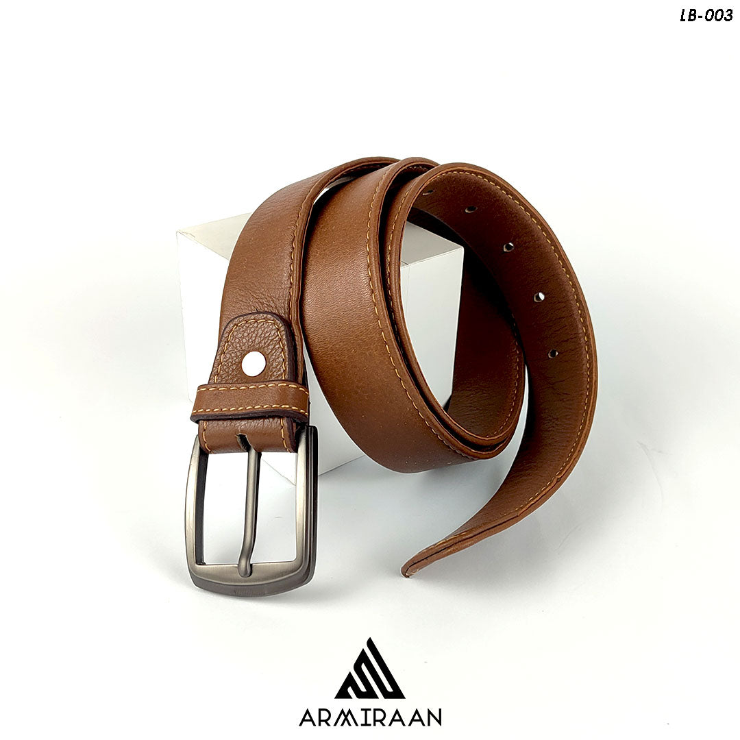 Light Brown Leather Belt