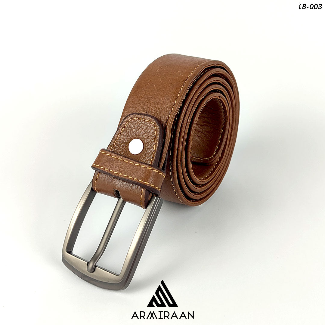 Light Brown Leather Belt