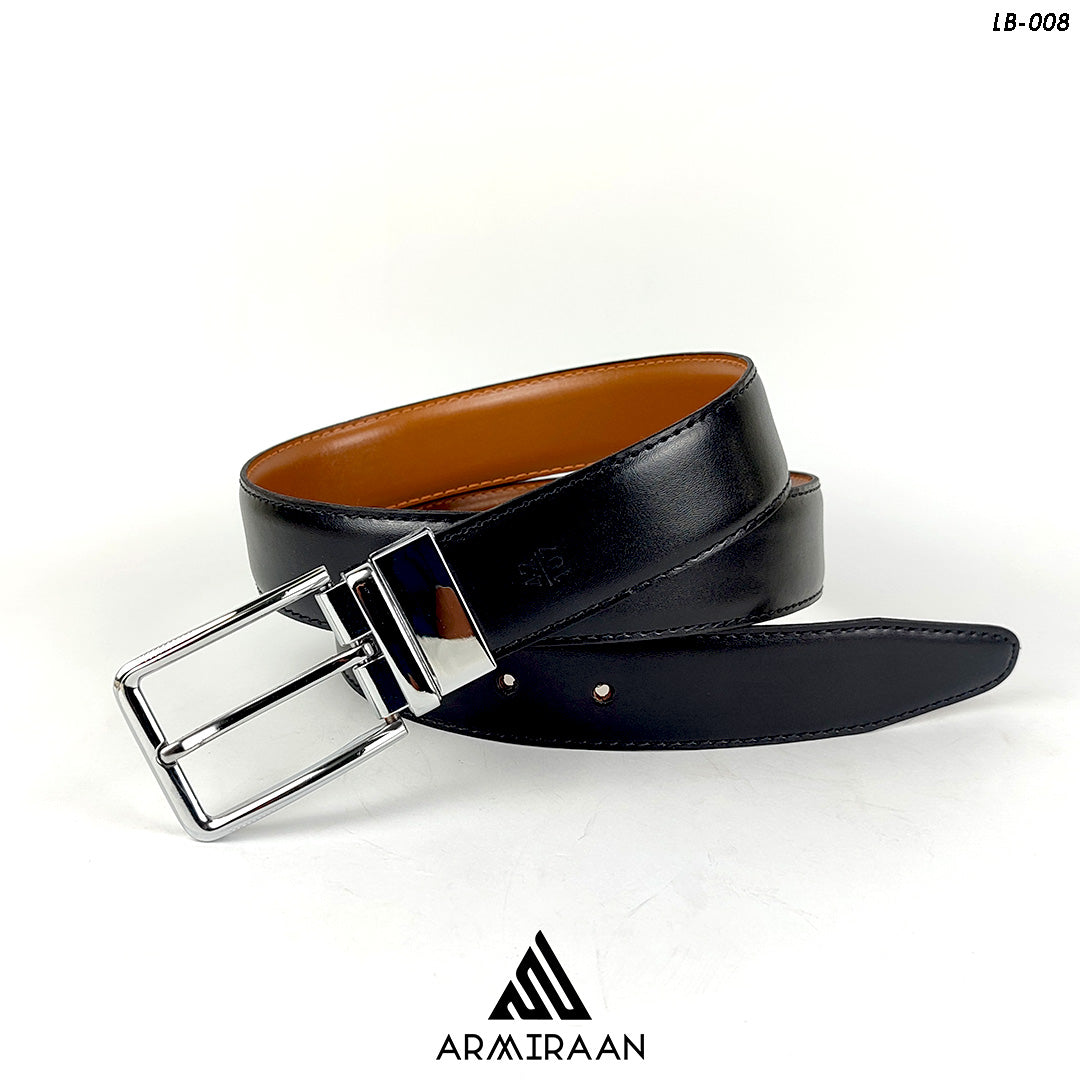 Black & Camel Brown Reversible Belt
