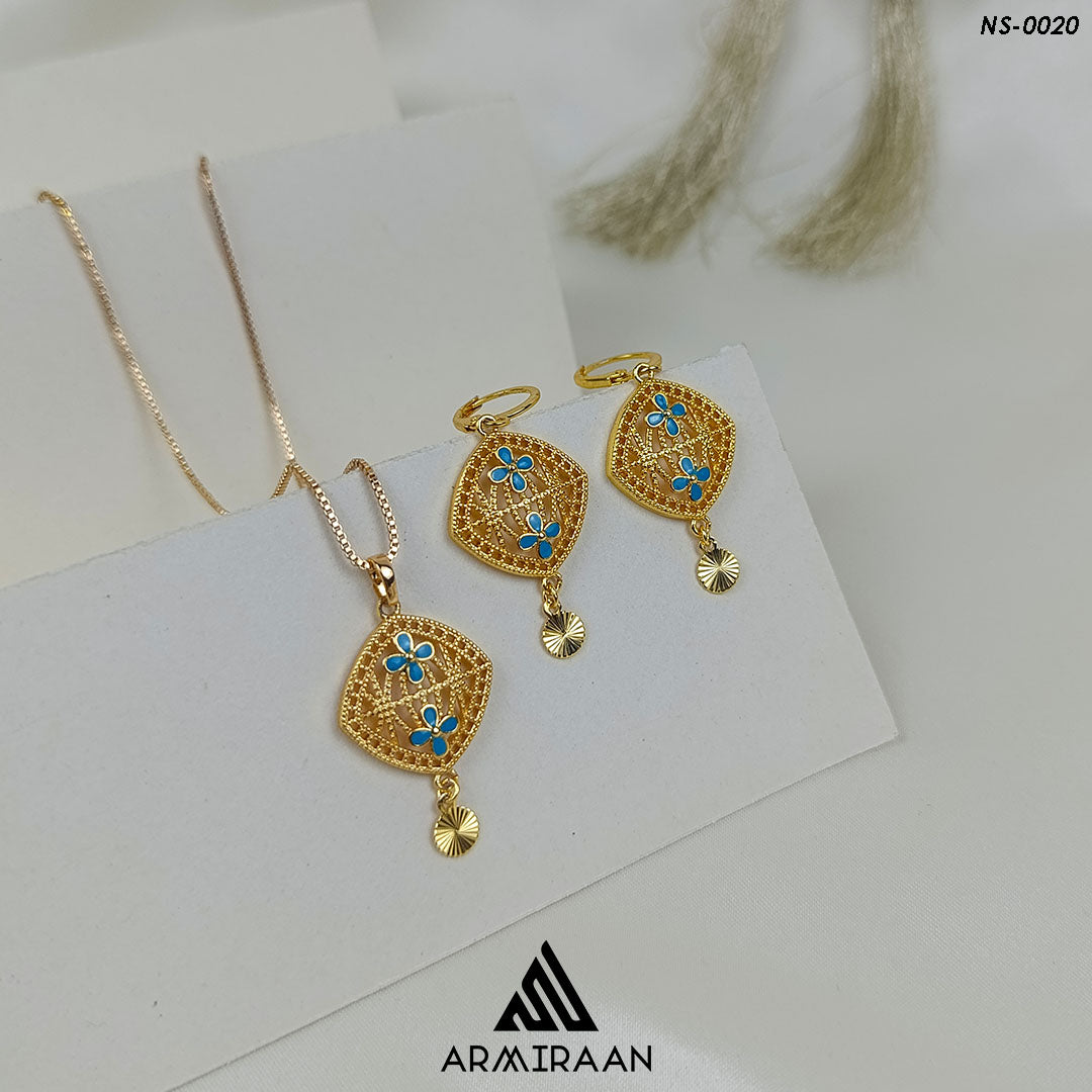 Classic Gold Plated Necklace Set