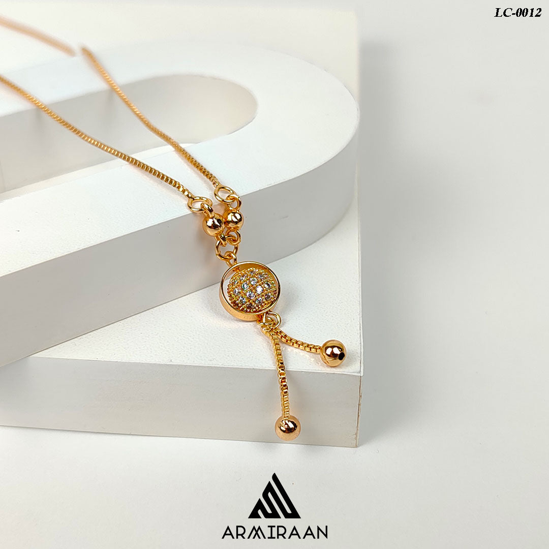 Gold Plated Zircon Stone Locket